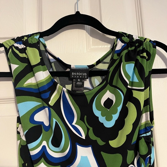 Blue and Green Party dress - Picture 6 of 6